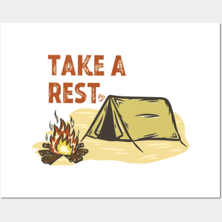 Take A Rest- Camping Edition Posters and Art